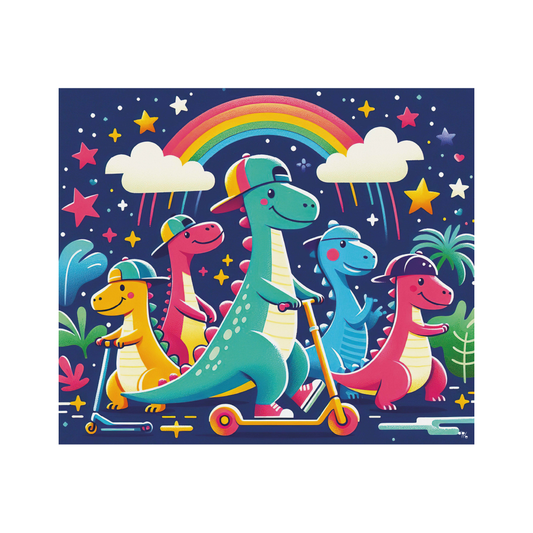ALFOMBRA DINOSAURIO SKATE
