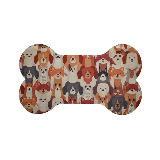 ALFOMBRA PET HUESO CARAS